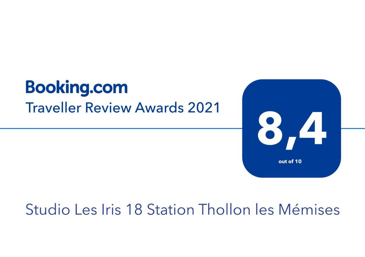 Апартаменты Studio Les Iris 18 Station Thollon Les Memises Экстерьер фото